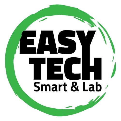 EASYTECH Smart & Lab, cerchio verde e marchio nero